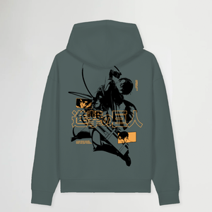 CAPTAIN GREEN OVERSIZE HOODIE