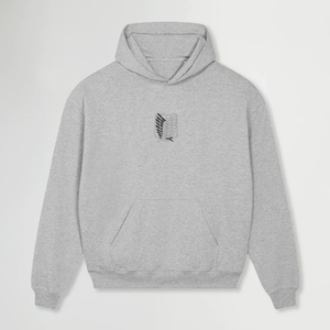 WALLBREAKER GREY OVERSIZE HOODIE