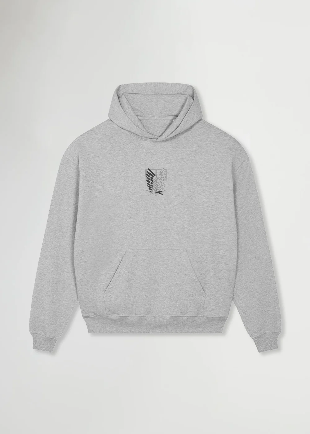 WALLBREAKER GREY OVERSIZE HOODIE