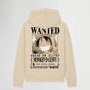 WANTED BEIGE OVERSIZE HOODIE