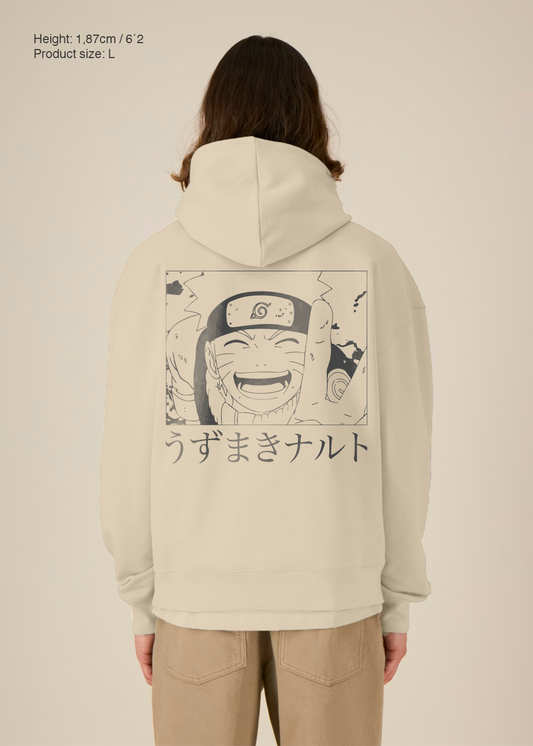 FUTURE HOKAGE BEIGE OVERSIZE HOODIE