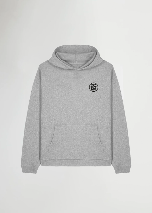 GOHAN® OVERSIZED GREY HOODIE