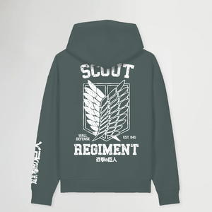SCOUT REGIMENT GREEN OVERSIZE HOODIE