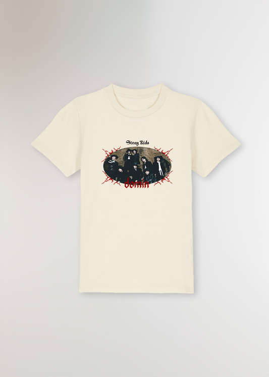 DOMIN TOUR THE GROUP BEIGE KIDS TEE