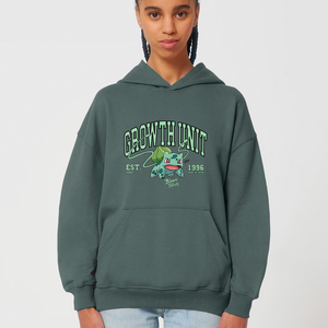 GROWTH UNIT® OVERSIZED SLATE GREEN HOODIE