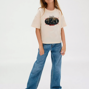 DOMIN TOUR THE GROUP BEIGE KIDS TEE