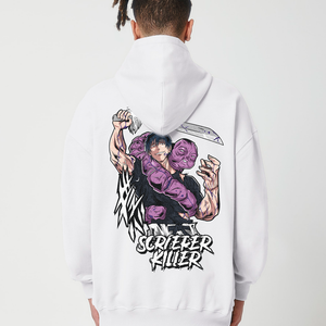 JJK SORCERER® OVERSIZE WHITE HOODIE