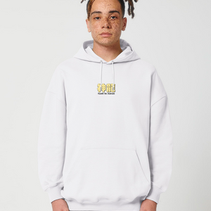 DRAGON GOD® OVERSIZE WHITE HOODIE