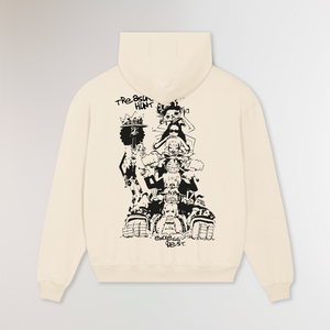 TREASURE HUNT BEIGE OVERSIZE HOODIE