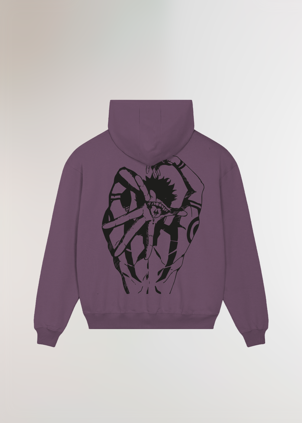 CURSED MOUTH® OVERSIZE NIGHTPURPLE HOODIE