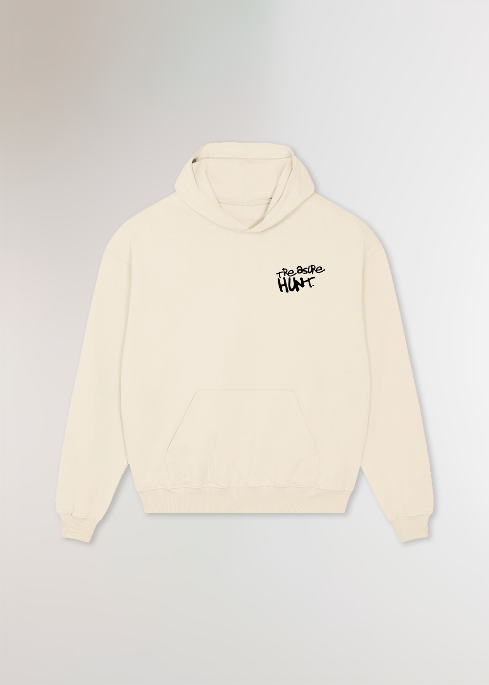 TREASURE HUNT BEIGE OVERSIZE HOODIE