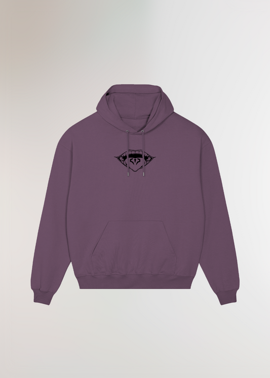 CURSED MOUTH® OVERSIZE NIGHTPURPLE HOODIE