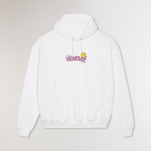 RUNNING NORIMAKI® OVERSIZE WHITE HOODIE