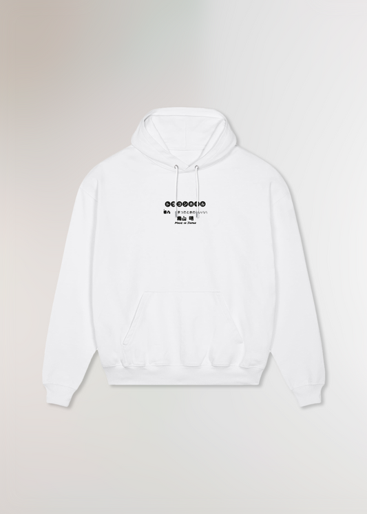 KAKAROTO RIDE® OVERSIZE WHITE HOODIE