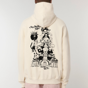 TREASURE HUNT BEIGE OVERSIZE HOODIE