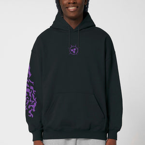 EVIL SEALING® OVERSIZE BLACK HOODIE