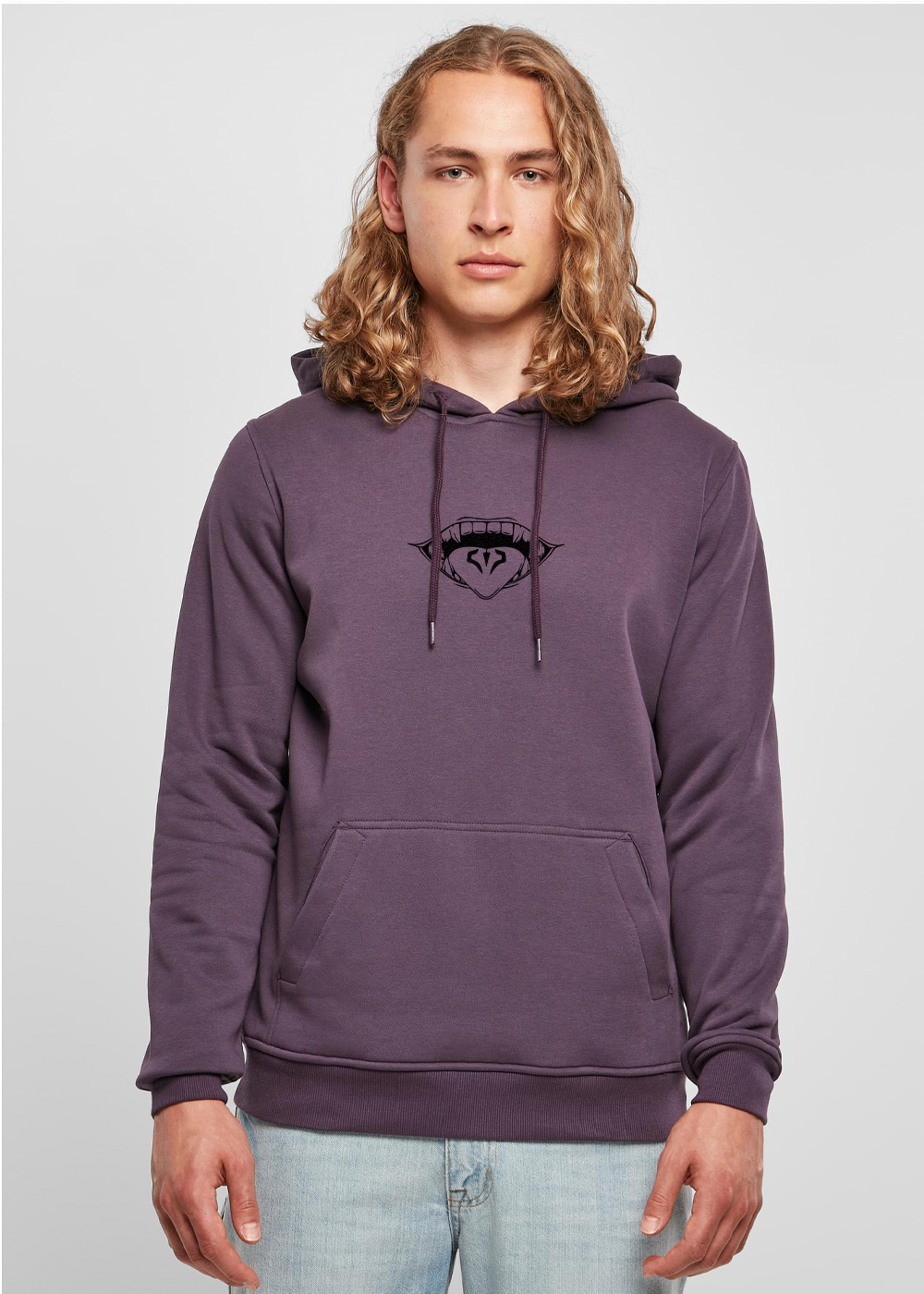 CURSED MOUTH® OVERSIZE NIGHTPURPLE HOODIE