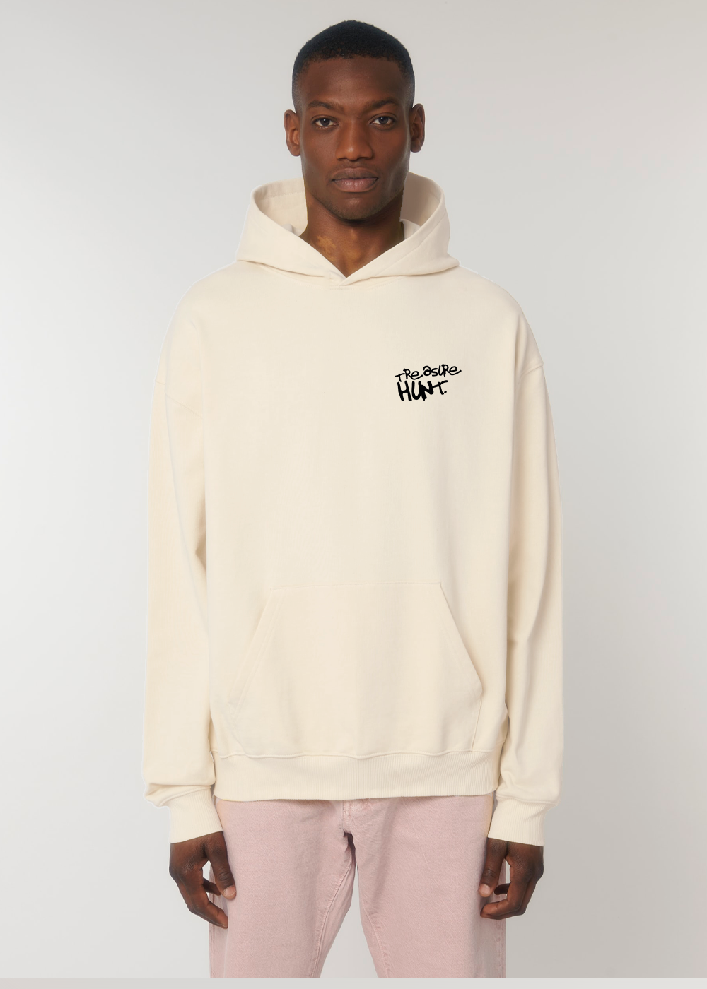 TREASURE HUNT BEIGE OVERSIZE HOODIE