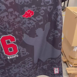 NAGATO® BLACK FOOTBALL JERSEY