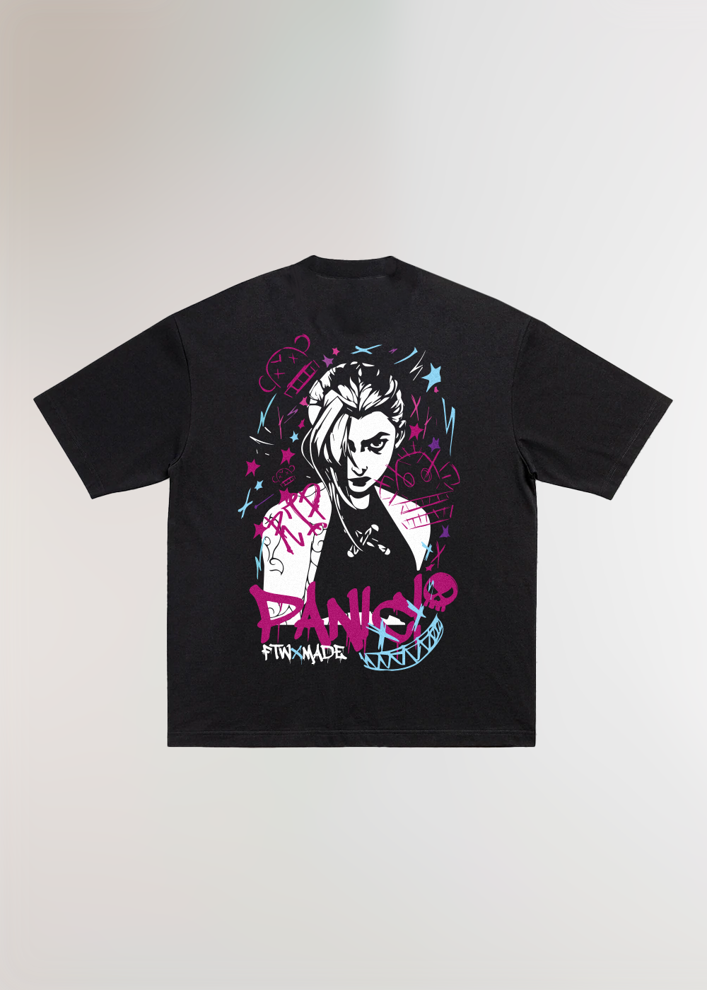 MADE IN JAPAN X FTW - PANIC® BLACK TEE