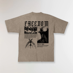 FREEDOM® DARK KHAKI ACID TEE