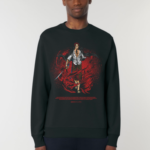 RED-HAIRED® OVERSIZE BLACK SWEAT