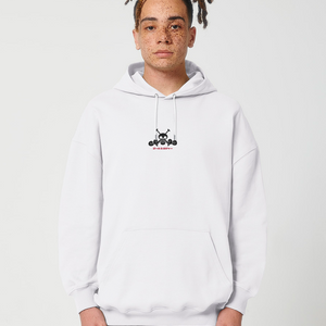 KING OF THE PIRATES® OVERSIZE WHITE HOODIE